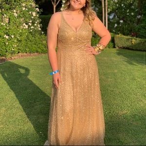 Gold Prom/Formal Dress XXL